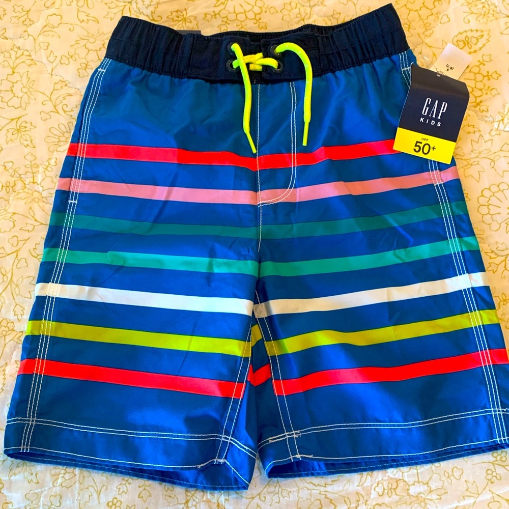 GAP boys Sz Small (6-7) Drawstring Swimsuit